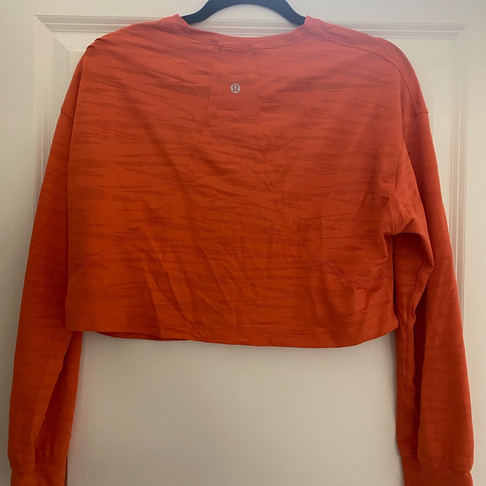 Lululemon Muscle Long Sleeve Shirt in Tiger Mesh.